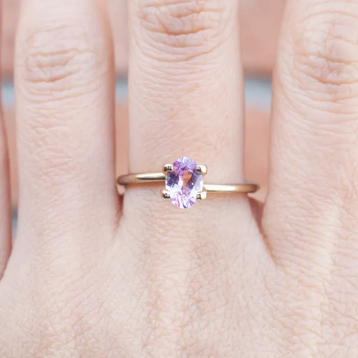 Rings Envero Jewelry 087ct Oval Cut Pink Purple Tanzania Sapphire SO263 Rings Envero Jewelry 087ct Oval Cut Pink Purple Tanzania Sapphire SO263