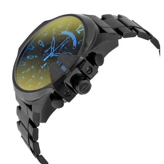 Bracelets Original Diesel Mega Chief Black Ionplated Stainless Steel Mens Watch DZ4318 JMS always