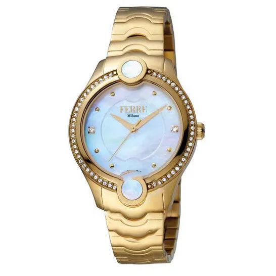 Original Ferre Milano Silver Dial Ladies Watch FM1L082M0021 JMS always Watches Original Ferre Milano Silver Dial Ladies Watch FM1L082M0021 JMS always Watches