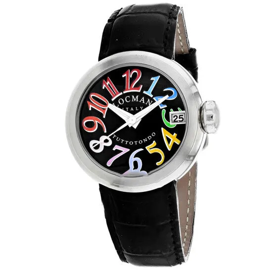 Original Locman Tuttotondo Quartz Black Dial Ladies Watch 340BKMULBK JMS always Watches