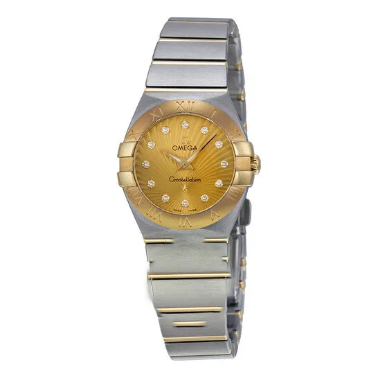 Original Omega Constellation Gold Dial Diamond Ladies Watch 12320246058001 JMS always Watches Original Omega Constellation Gold Dial Diamond Ladies Watch 12320246058001 JMS always Watches