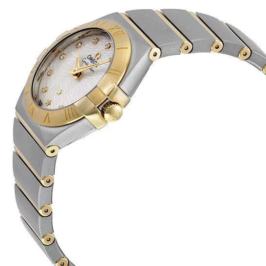 Original Omega Constellation Mother of Pearl Dial Stainless Steel and 18kt Yellow Gold Watch 12320276055008 JMS always Necklaces