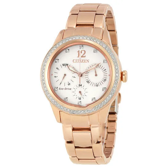 Watches JMS always Original Citizen Silhouette Crystal White Dial Ladies Watch FD201350A Watches JMS always Original Citizen Silhouette Crystal White Dial Ladies Watch FD201350A