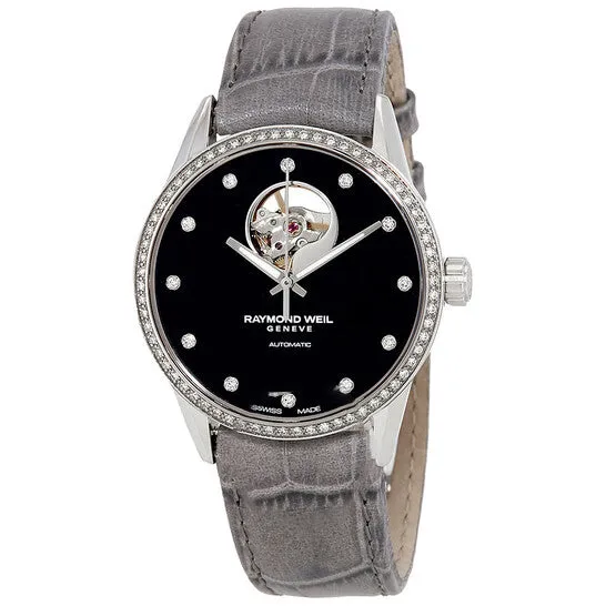 Watches JMS always Original Raymond Weil Freelancer Automatic Black Diamond Dial Ladies Watch 2750SLS20081 Watches JMS always Original Raymond Weil Freelancer Automatic Black Diamond Dial Ladies Watch 2750SLS20081
