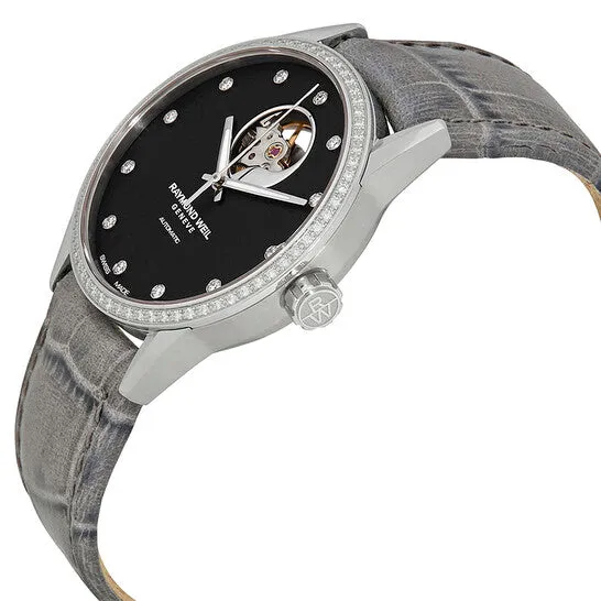 Watches JMS always Original Raymond Weil Freelancer Automatic Black Diamond Dial Ladies Watch 2750SLS20081 Watches JMS always Original Raymond Weil Freelancer Automatic Black Diamond Dial Ladies Watch 2750SLS20081