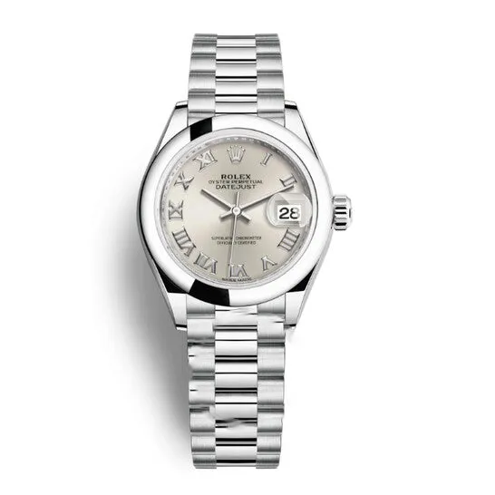 Watches Original Rolex LadyDatejust Silver Dial Automatic Platinum President Watch 279166SRP JMS always Watches Original Rolex LadyDatejust Silver Dial Automatic Platinum President Watch 279166SRP JMS always