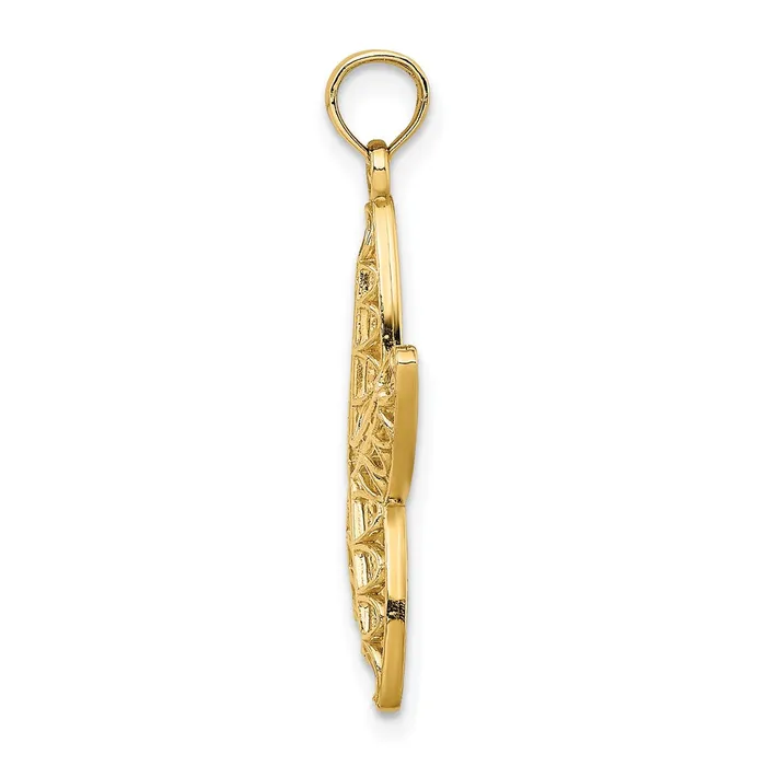 14K CutOut Starfish Charm TreasureFineJewelers Charm Necklaces
