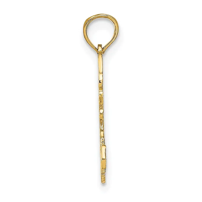 14K SCORPIO Charm TreasureFineJewelers Charm Necklaces
