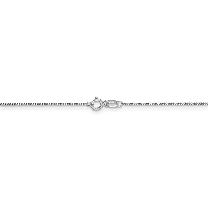 14k WG 9mm Curb Pendant ChainWBCPEN9920 WB Choice Jewelry Necklaces 14k WG 9mm Curb Pendant ChainWBCPEN9920 WB Choice Jewelry Necklaces