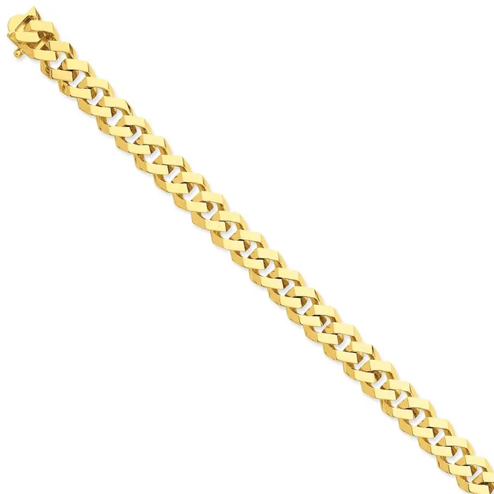 Bracelets WB Choice Jewelry 14k 10mm Handpolished Fancy Link BraceletWBCLK1589