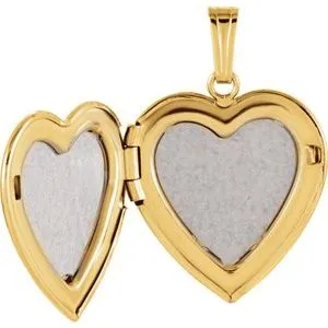 Heart Locket 84928101PSTWBC WB Choice Jewelry Necklaces