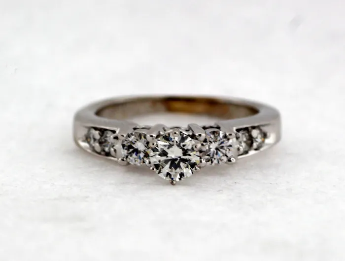 Rings FULLERS PURCHASE FROM PUBLIC Estate 14KW 68 Cttw Diamond Engagement Ring