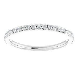 Rings WB Choice Jewelry 14K White 14 CTW Diamond Band for 8x6 mm Oval Ring 122145995PSTWBC Rings WB Choice Jewelry 14K White 14 CTW Diamond Band for 8x6 mm Oval Ring 122145995PSTWBC
