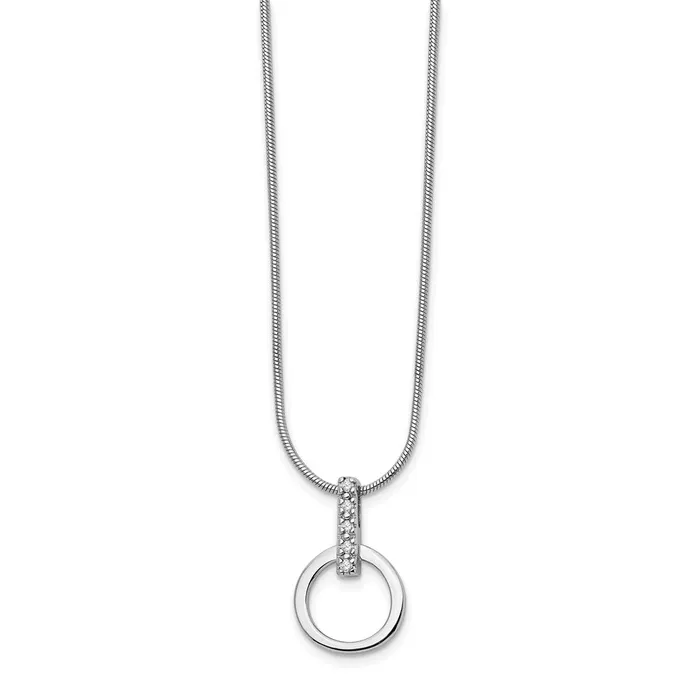 SS White Ice 05ct Diamond NecklaceWBCQW20118 WB Choice Jewelry Necklaces