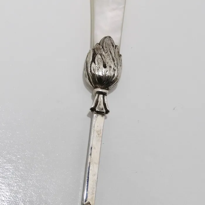 Vintage by Misty Rings Antique Christoph Widmann 925 Silver Shell Spoon