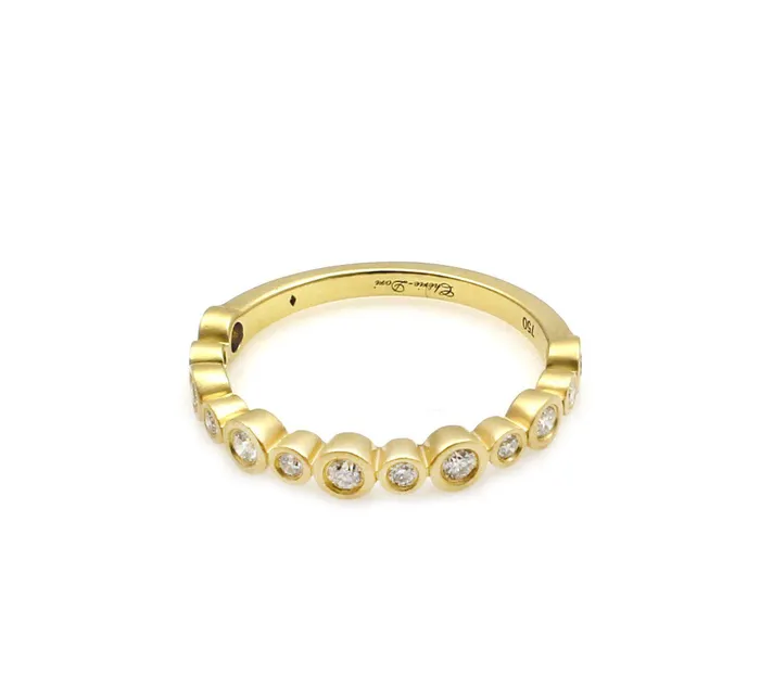 Cherie Dori Rings Rondo Bezel Band Ring