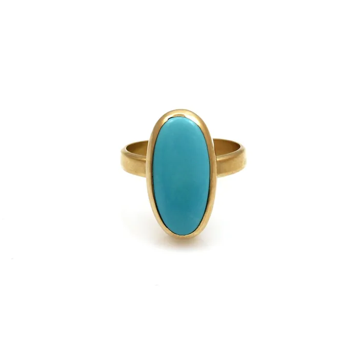 Chris Pruitt Rings Sleeping Beauty Turquoise Ring