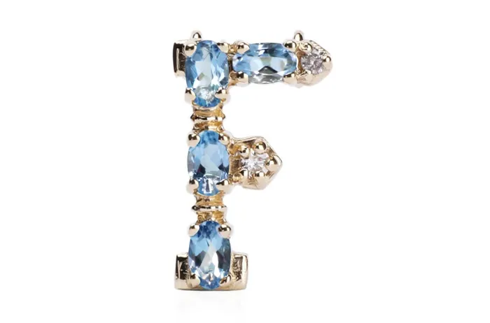 Cufflinks Letter F Initial 18kt Gold Albert Hern Necklaces