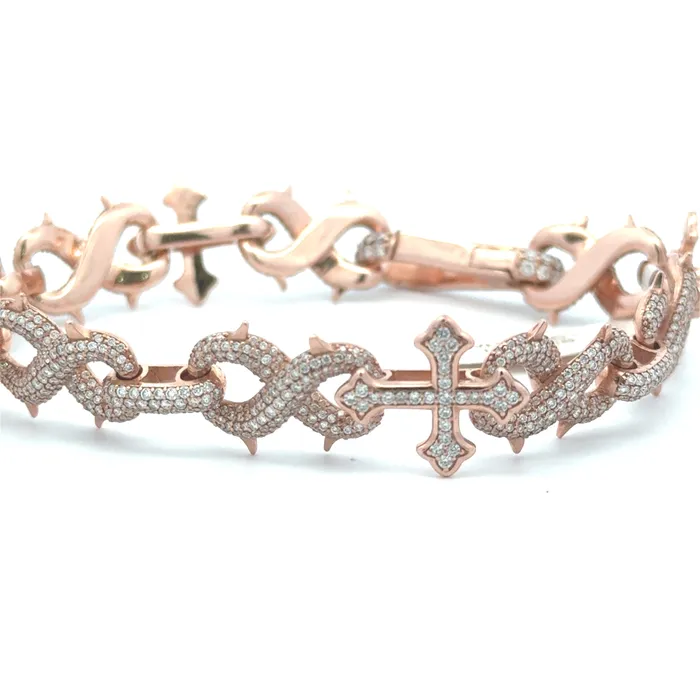 Diamond Cross Bracelet imakegrillzcom Bracelets