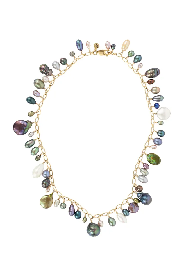 Necklaces Presley Oldham Compost Pearl Necklace