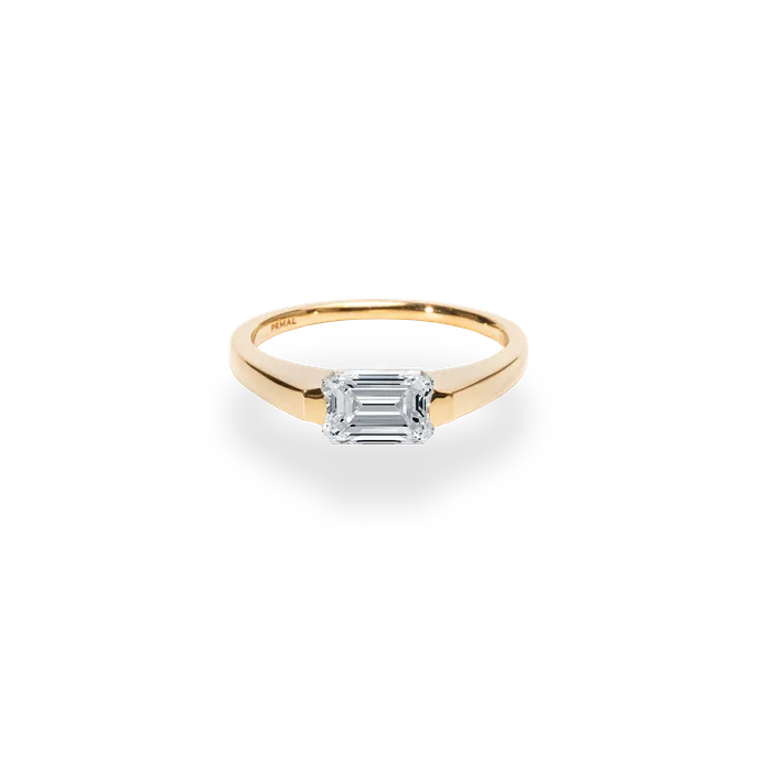Rings Facet 1ct Emerald Ring Bridal Edition PRMAL