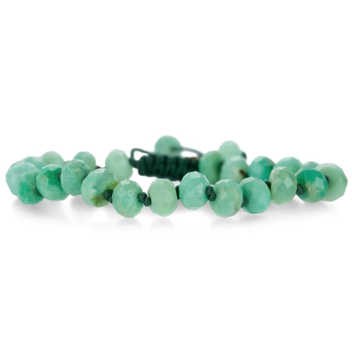Bracelets Joseph Brooks 8mm Faceted Chrysoprase Beaded Bracelet