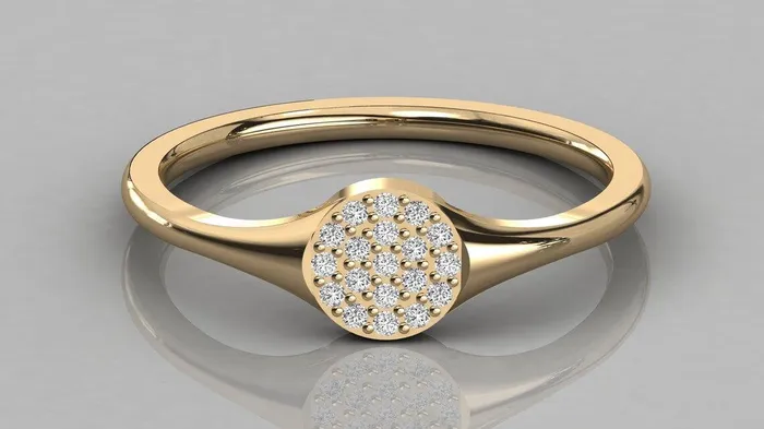 Jalvi Co Brilliant Diamond Band in 14k Gold Diamond Pinky Ring Round Gold Band White Diamond Ring Promise Ring Rings Jalvi Co Brilliant Diamond Band in 14k Gold Diamond Pinky Ring Round Gold Band White Diamond Ring Promise Ring Rings