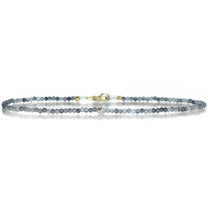 Margaret Solow Bracelets Blue Sapphire and Cognac Diamond Bracelet