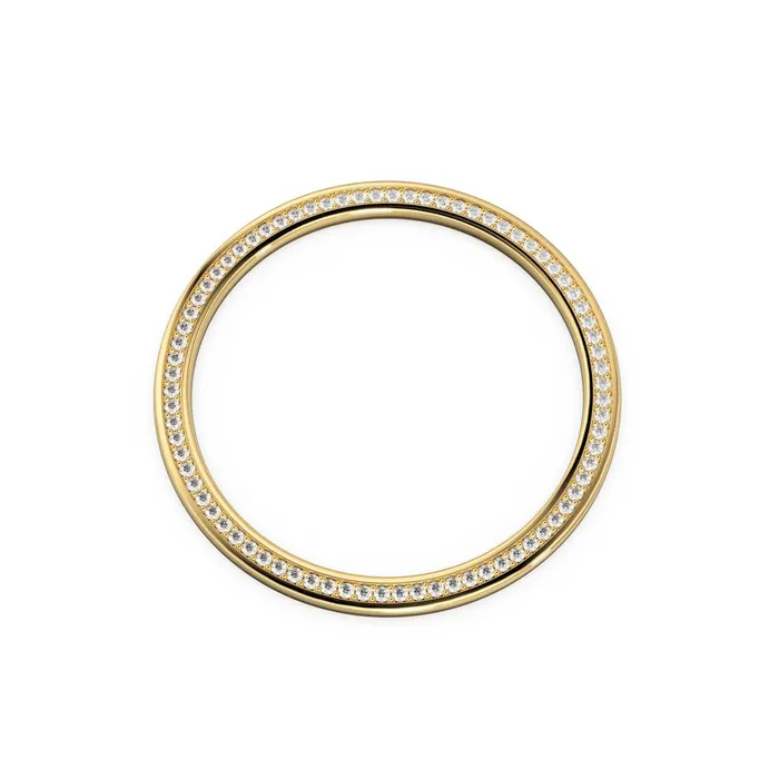 PreStyled Sets Jalvi Co Pave Diamond Circle Gold Connector Round Diamond Solid Gold Spacer Diamond Circle Finding Real Diamond Solid Gold Round Charm