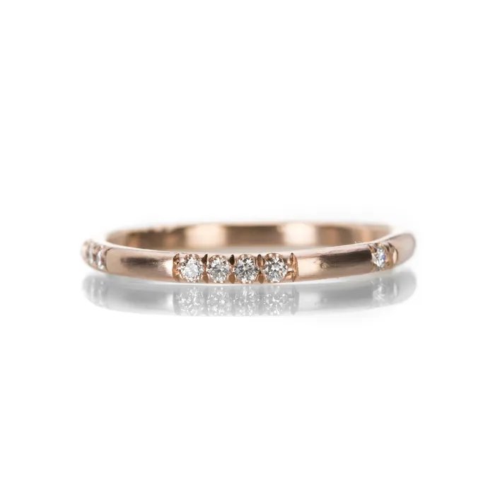 Rose Gold 143 Band Nicole Landaw Rings